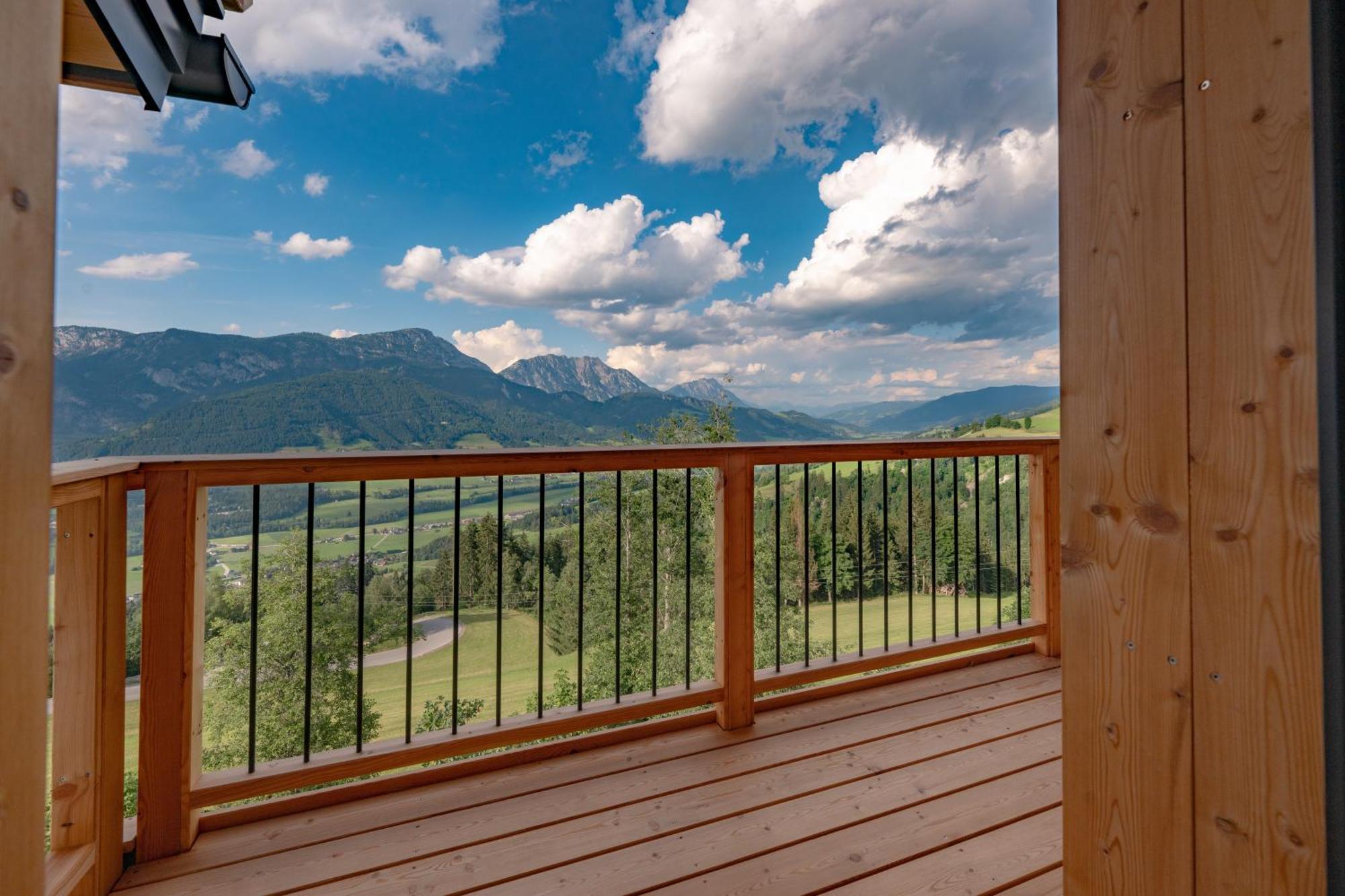 Hoeflehner Premium Gumpen Lodge Haus im Ennstal Kültér fotó