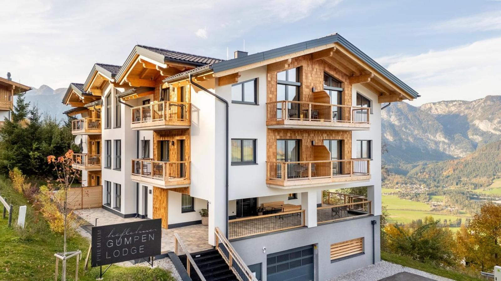 Hoeflehner Premium Gumpen Lodge Haus im Ennstal Kültér fotó
